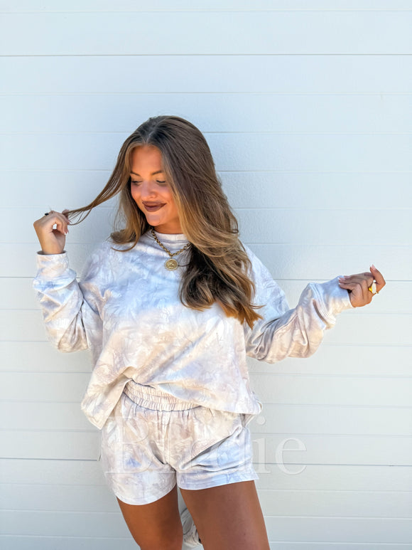 Butter Camo Set in Vanilla Cream