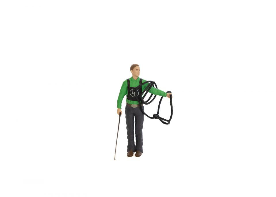 Cattle Showman Kit: Boy Figurine & Rope Halter