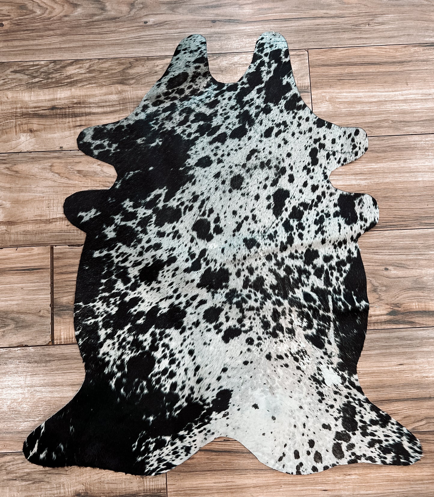 Black/White Calf Rug