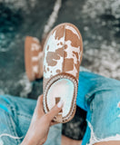 Charlie Platform Slippers *Brown Cowprint