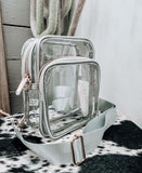 Clear Guitar Strap Crossbody Bag