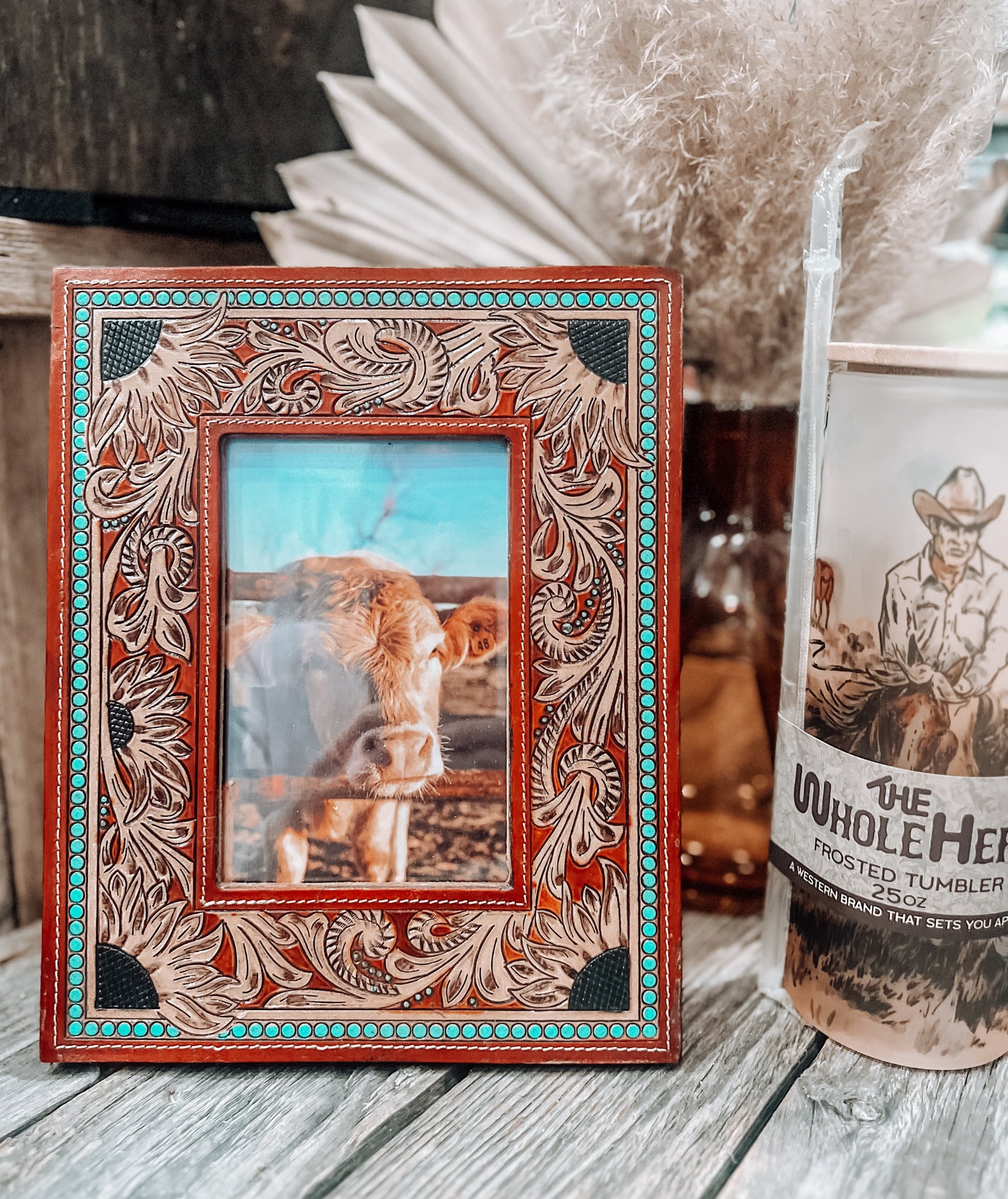 Devonnie’s Sunflowers Tooled Picture Frame