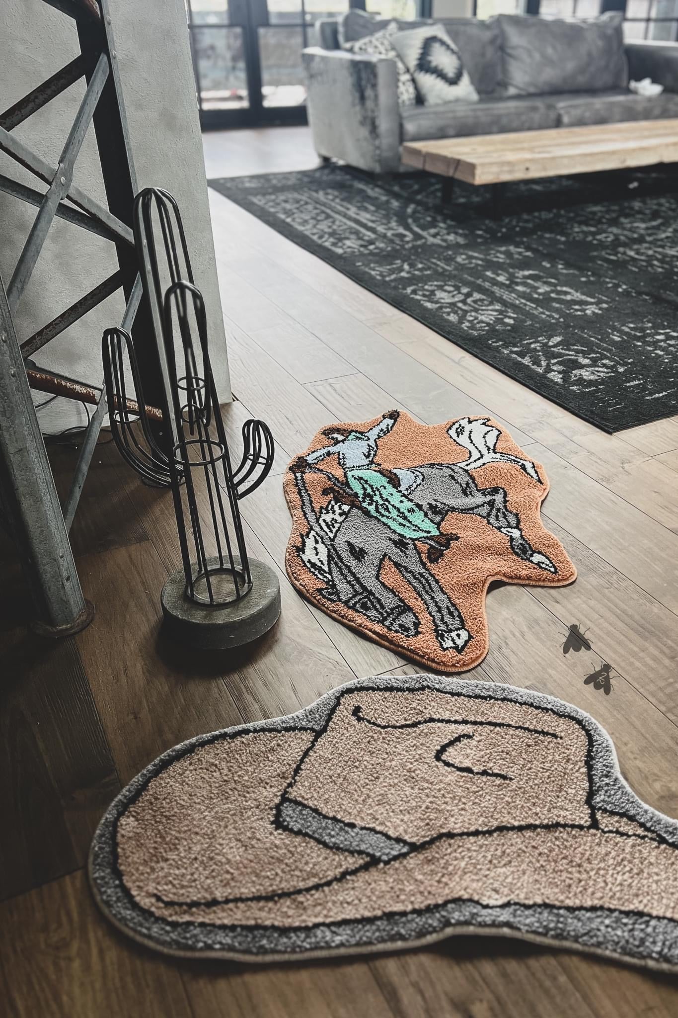 Rodeo Rug- Bronc Buster