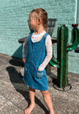 Girls Boot Stitch Denim Dress