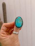 Kingman Turquoise Oval Ring