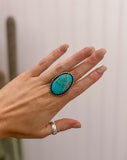 Kingman Turquoise Oval Ring