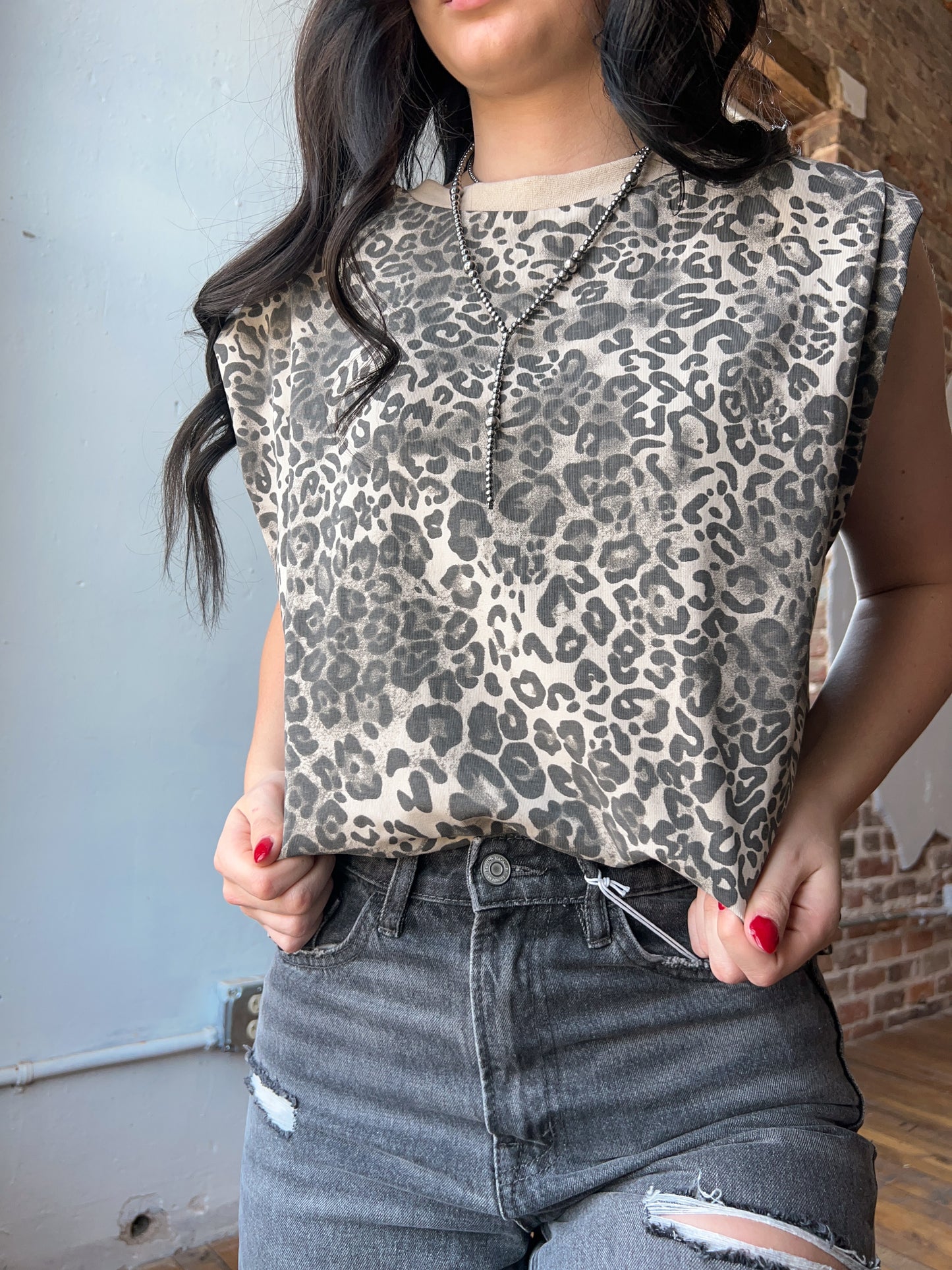 Leopard Dreams Top