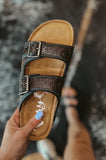 The Lindsey Sandals *Black Chocolate
