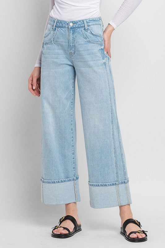 Darlene Baggy Cuffed Jeans