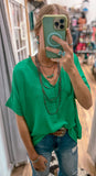 The Ava Top *Kelly Green