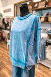 The Shay Acid Wash Sweatshirt *Deep Sky