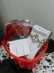 Valentines Day Basket- Heart of Gold