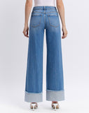 The Adore You Cuffed Wide Jeans