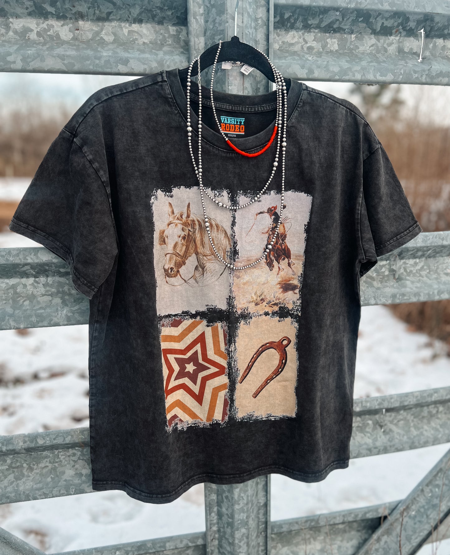 Cowboy Days Collage Tee