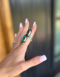 Thunder MT Authentic Turquoise Ring