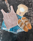 The Zadie Tank *Mocha