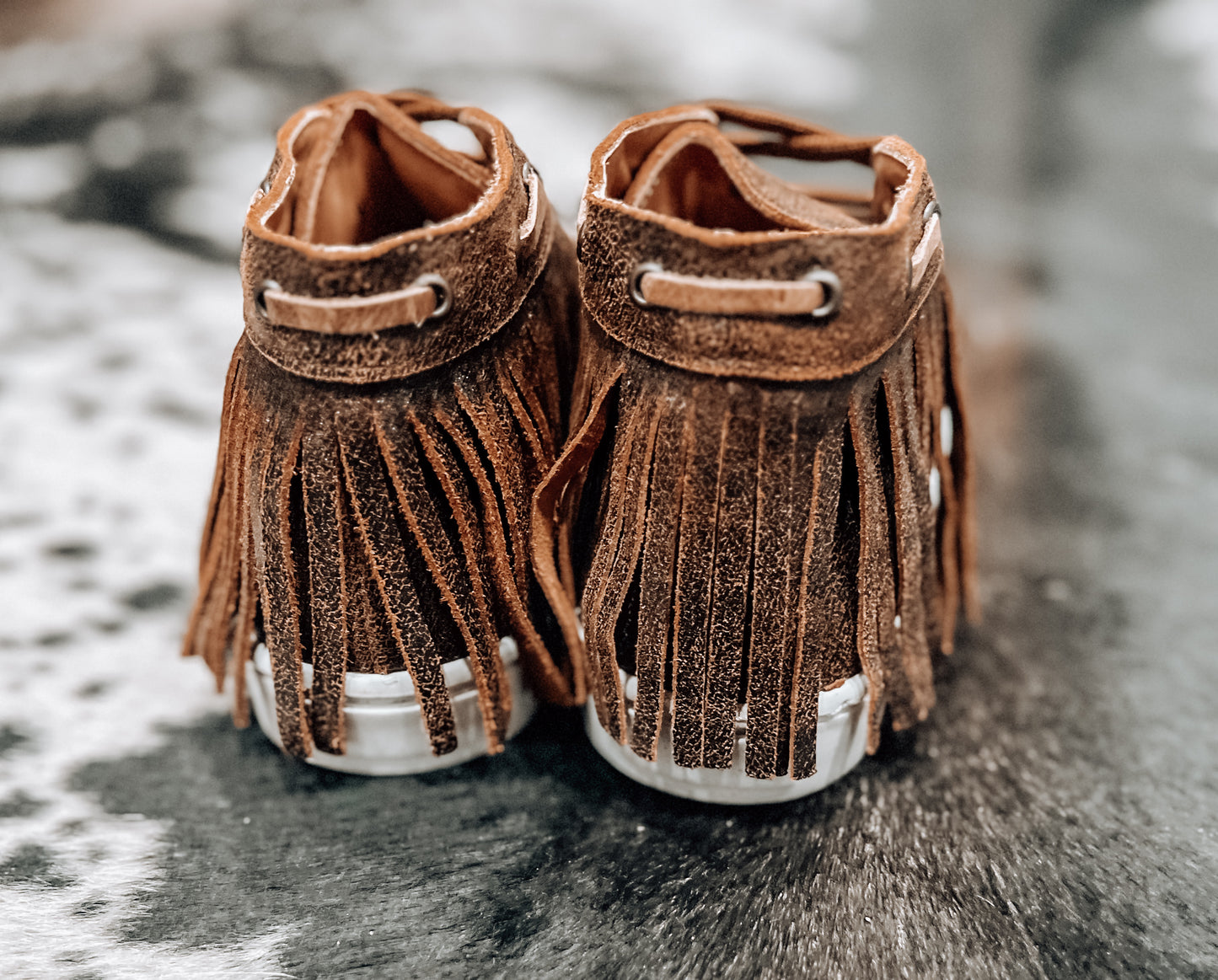 Cheyenne Leather Fringe Sneakers