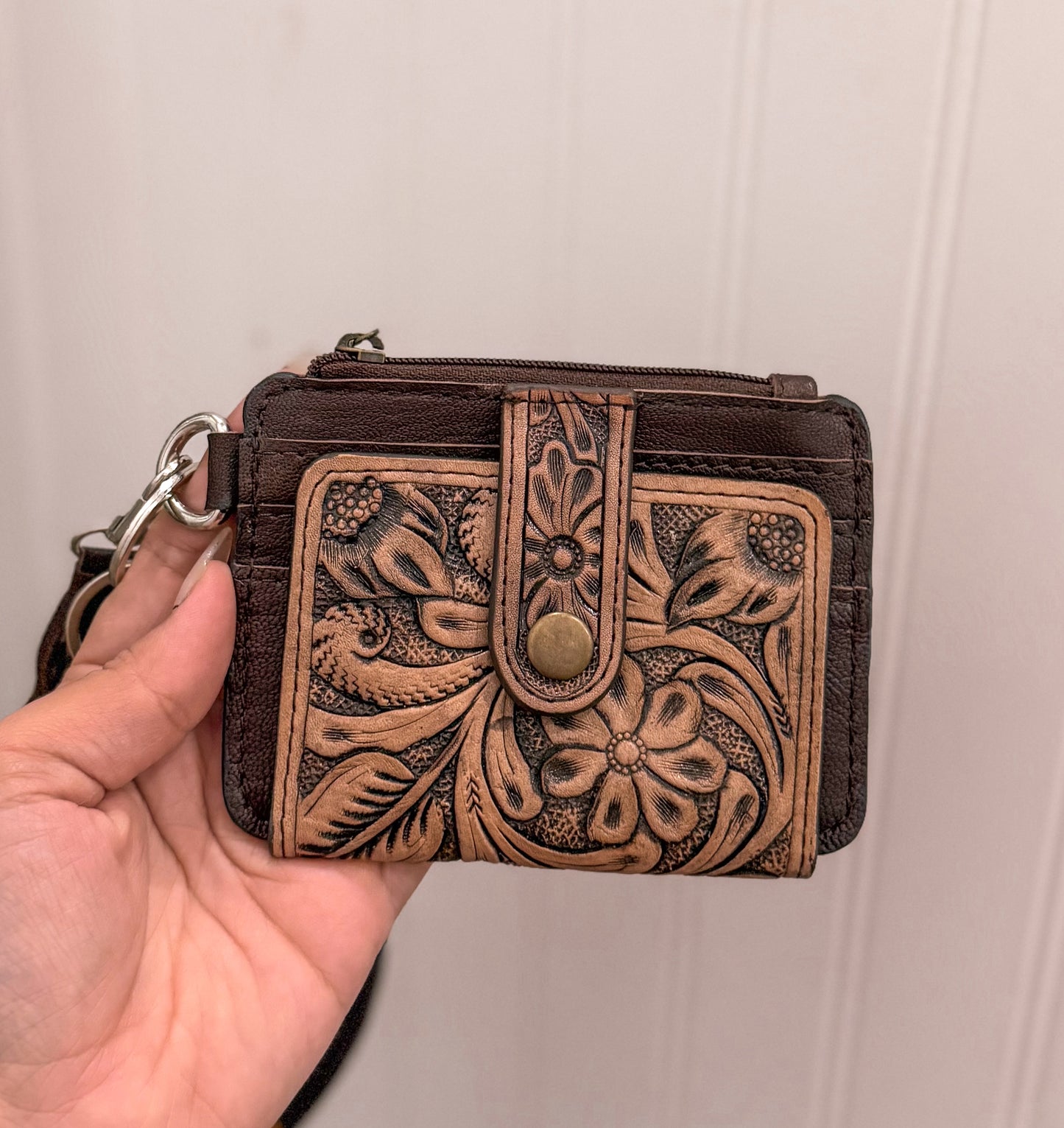 Tooled Leather Wristlets