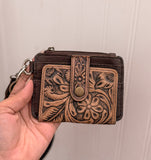 Tooled Leather Wristlets