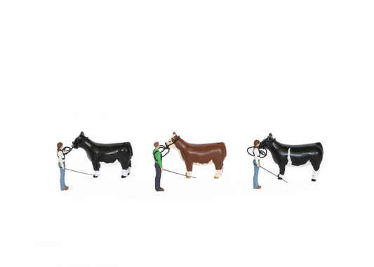 Cattle Showman Kit: Boy Figurine & Rope Halter