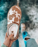 Charlie Platform Slippers *Brown Cowprint