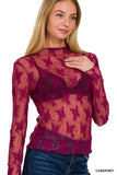 Cabernet Lace Top