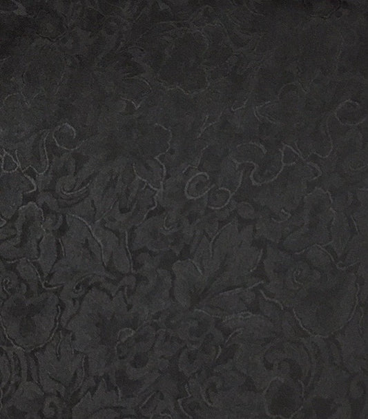 Jacquard Silk Wild Rag Black