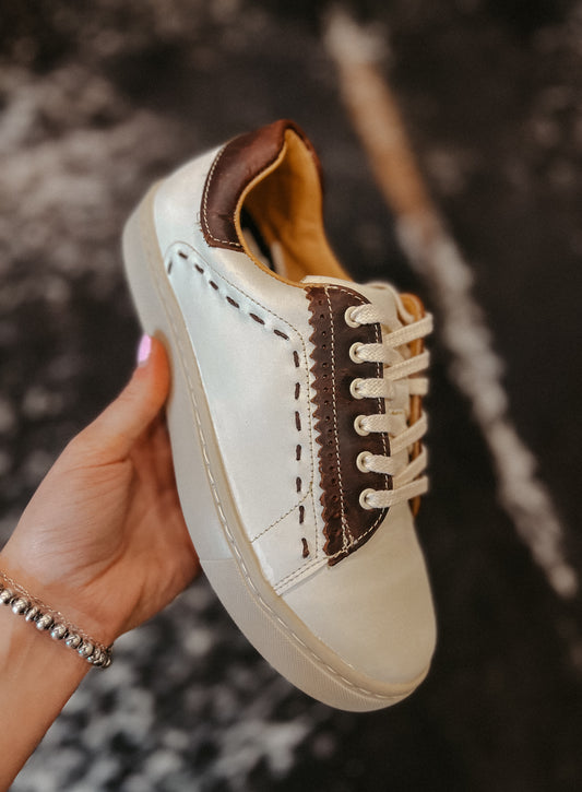 Aimee Leather Sneakers