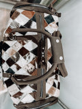 Diamond Patchwork Duffle Weekender