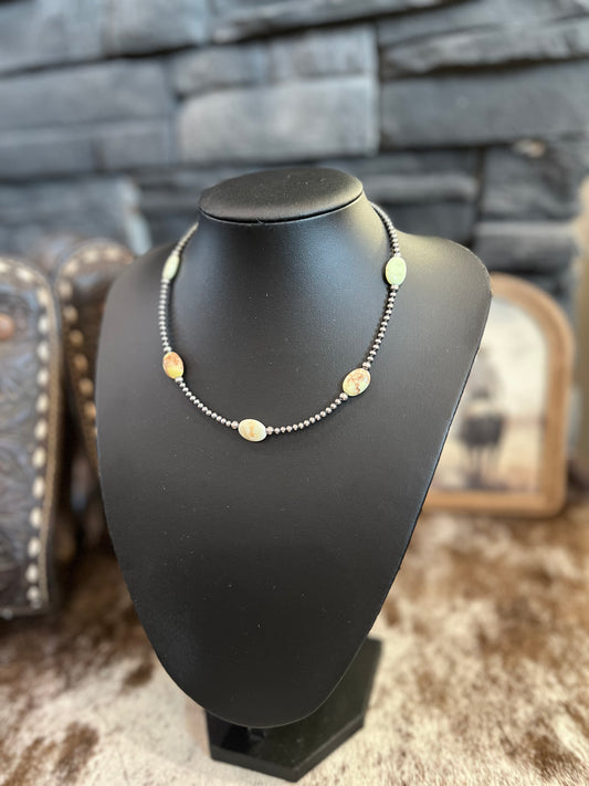 Lemon Turquoise Choker