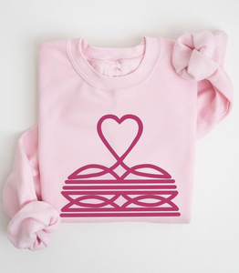 Heart Bootstitch Sweatshirt