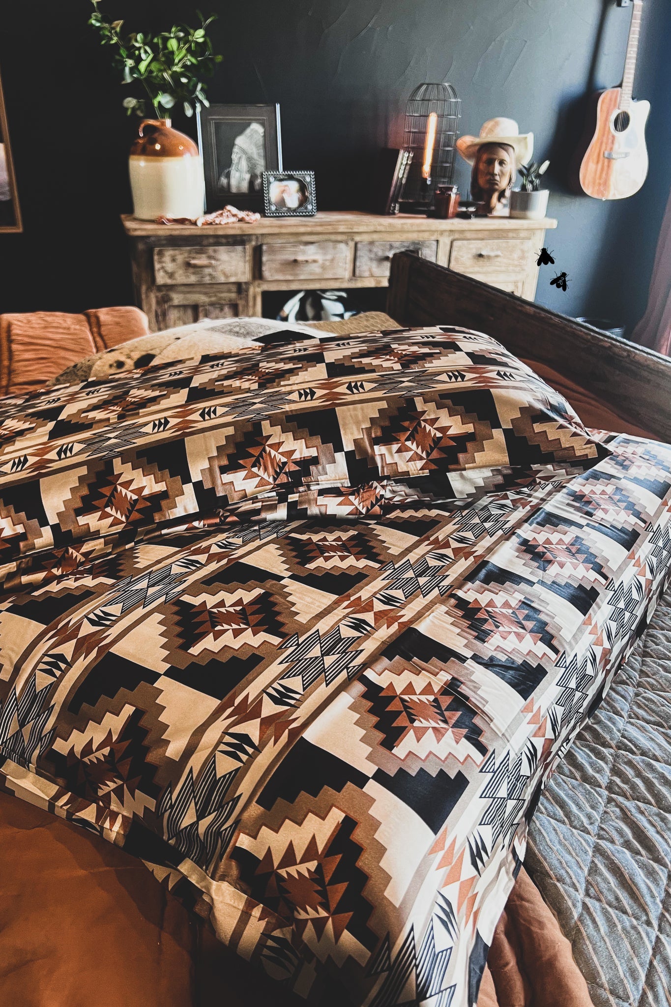 Satin Sleep Pillowcases-Santa Fe