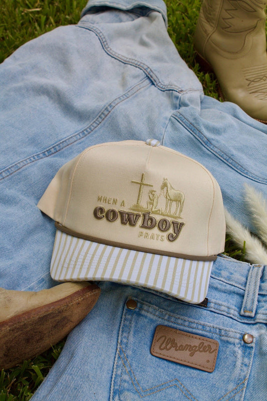 When A Cowboy Prays Hat