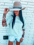 Buckaroo Long-sleeve Mesh Top