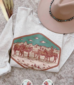 Western Cowboy Sweatshirt