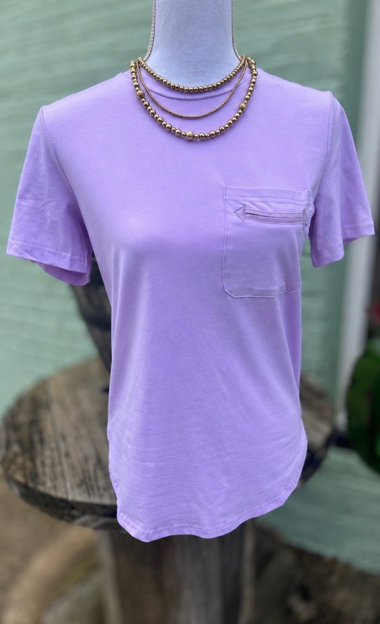 Lavender Basic Tee