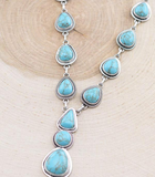 Turquoise Y Necklace