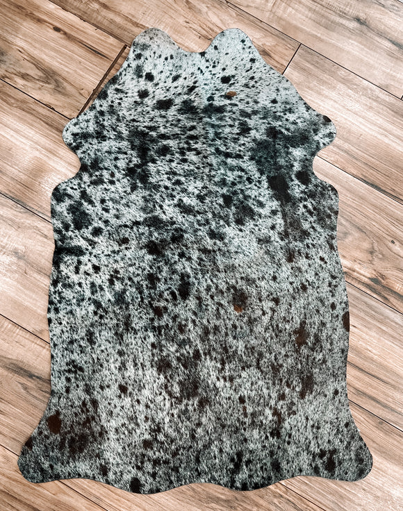 Black/White Calf Rug