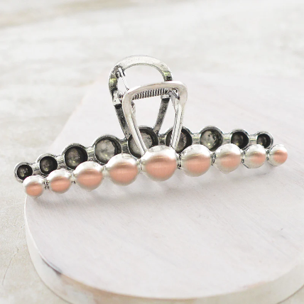 Metal Matte Finish Hair Claw Clip