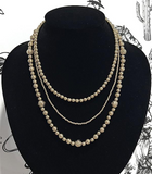Ball Bead Layered Necklace