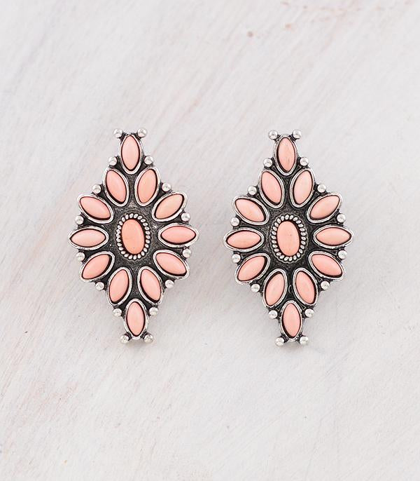 Western Diamond Shape Earrings