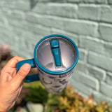 Western Chinoiserie Flip Top Tumbler