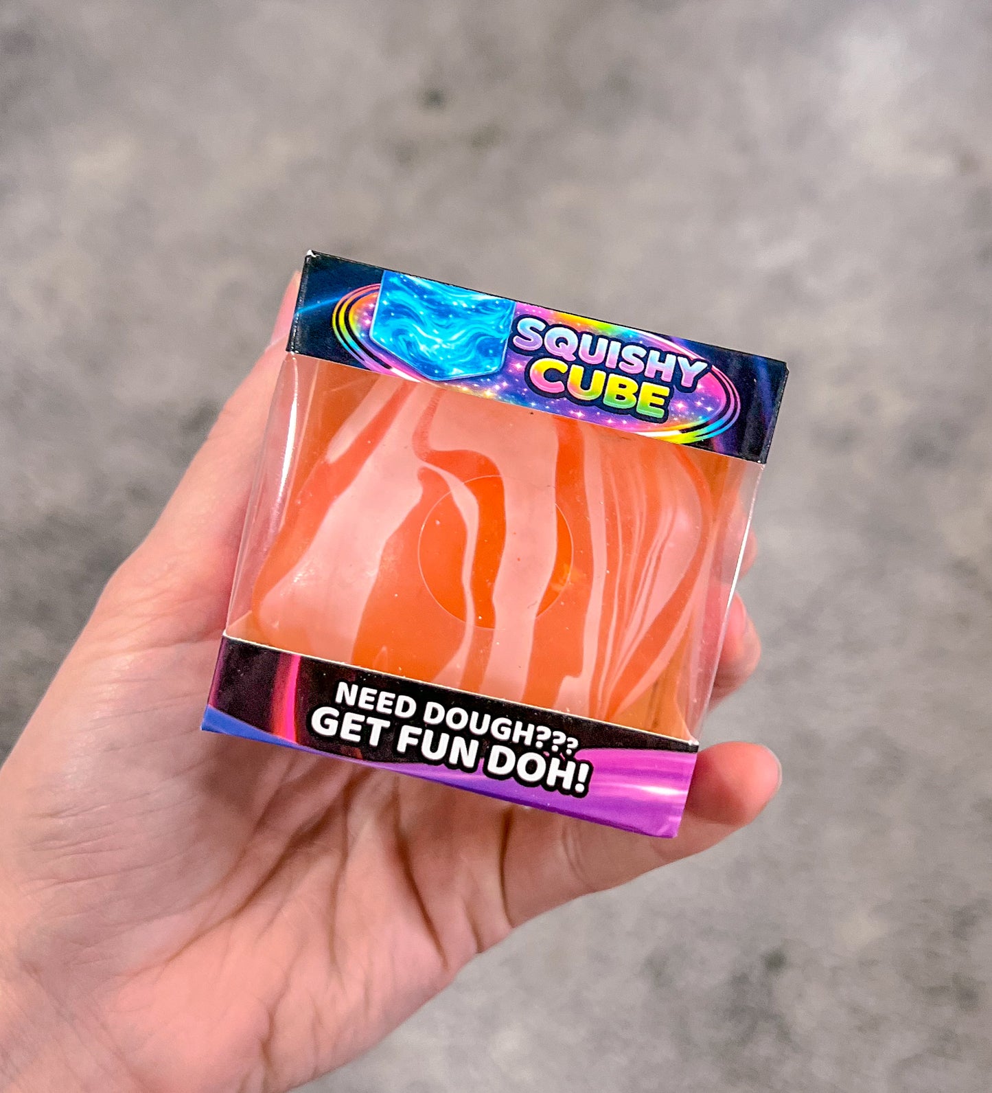 Fun Doh Swirl Cube Squishy