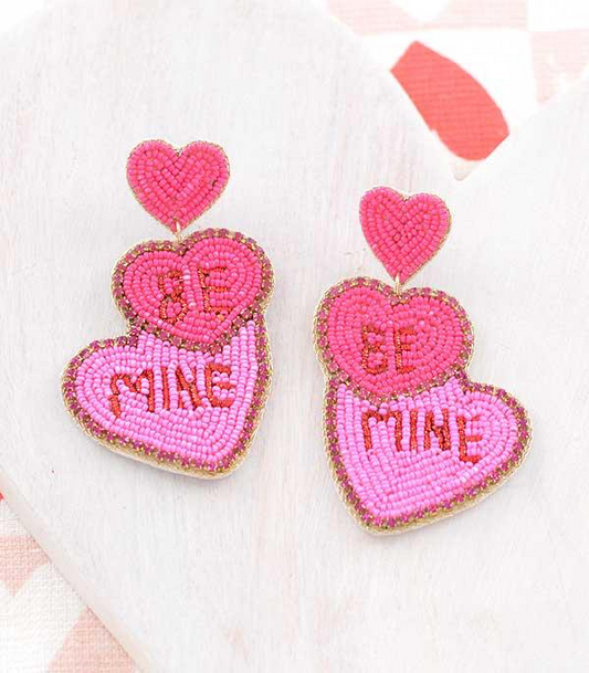 Be Mine Heart Earrings