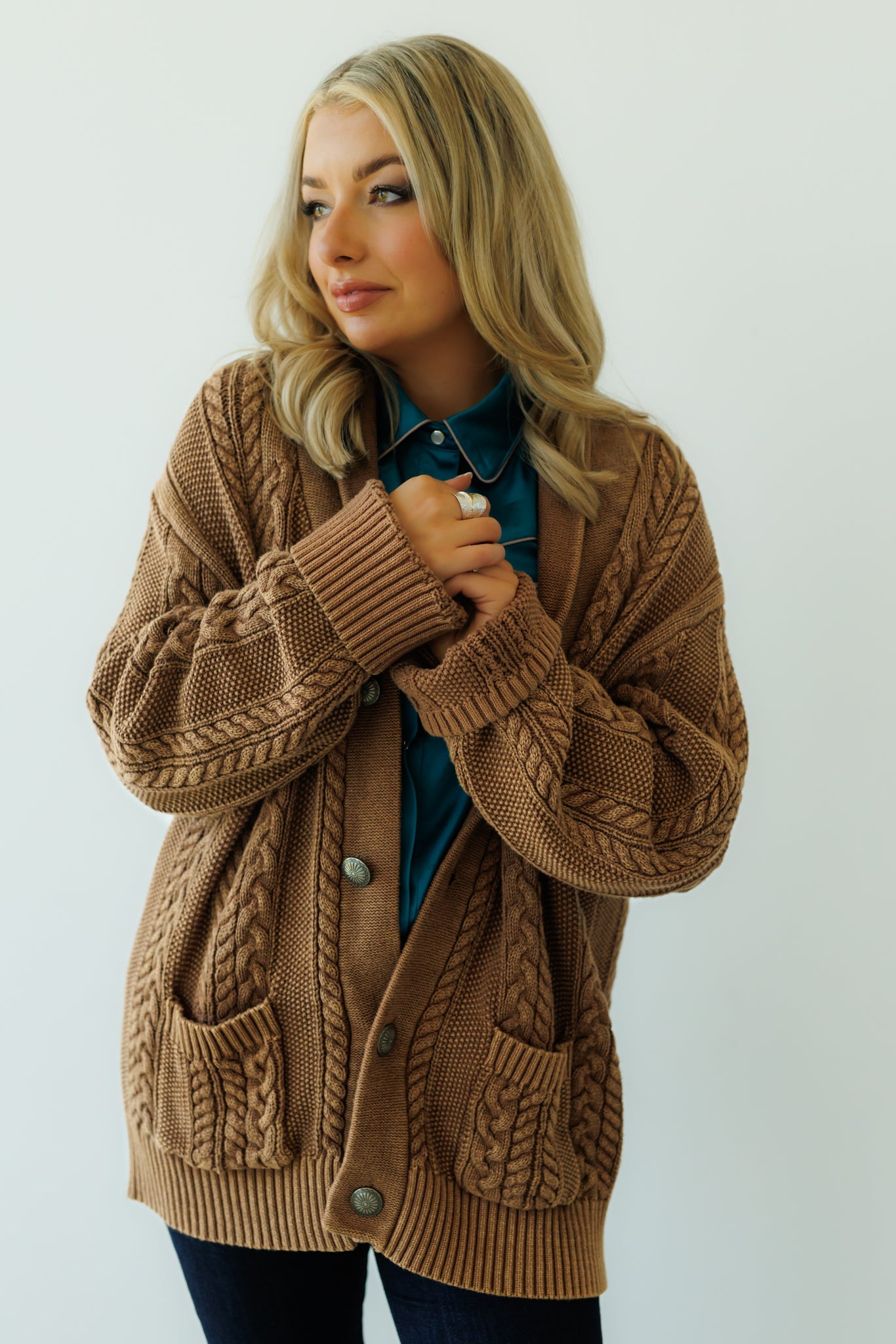 The Winsley Concho Button Cardigan