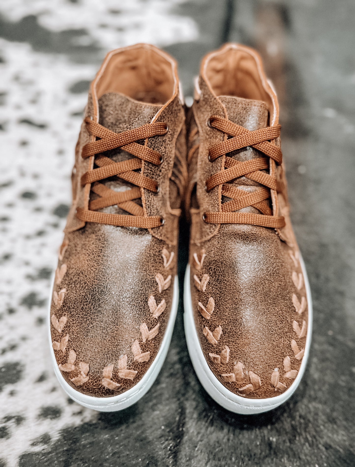 Cheyenne Leather Fringe Sneakers