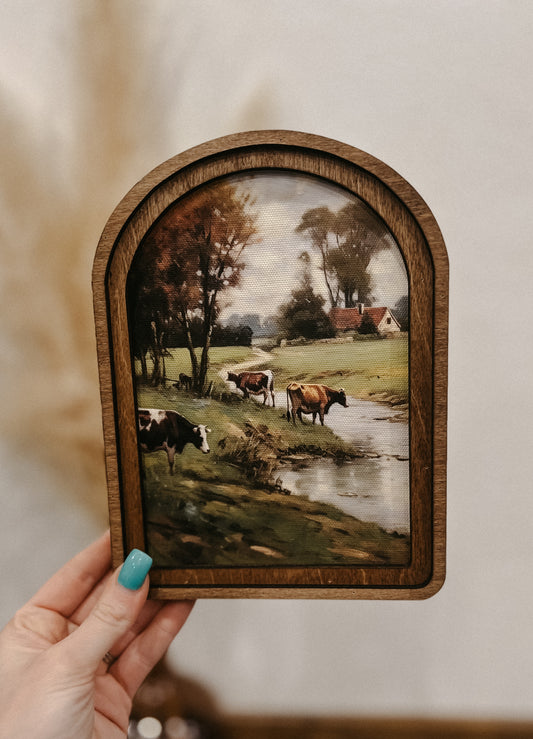 Pasture Stream Arch Art