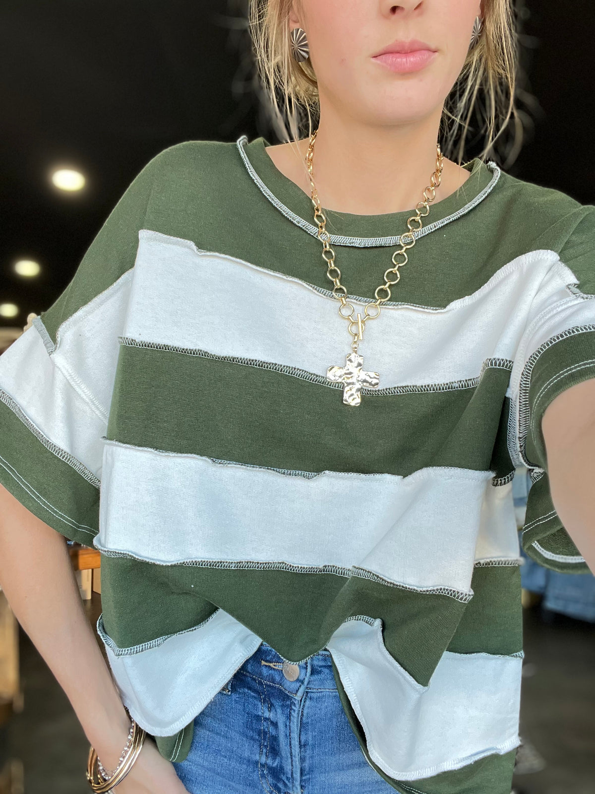 The Ember Striped Top