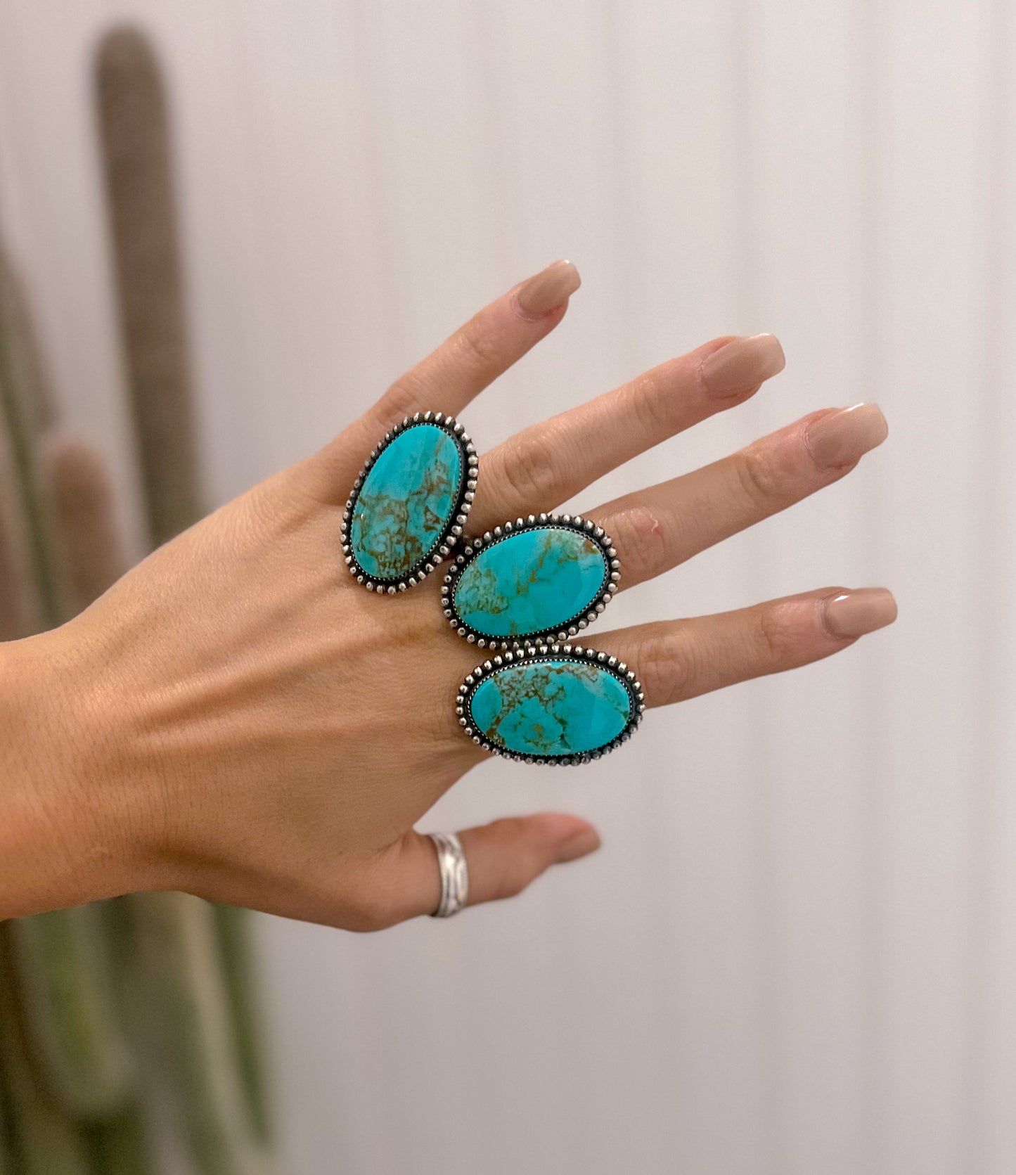 Kingman Turquoise Oval Ring