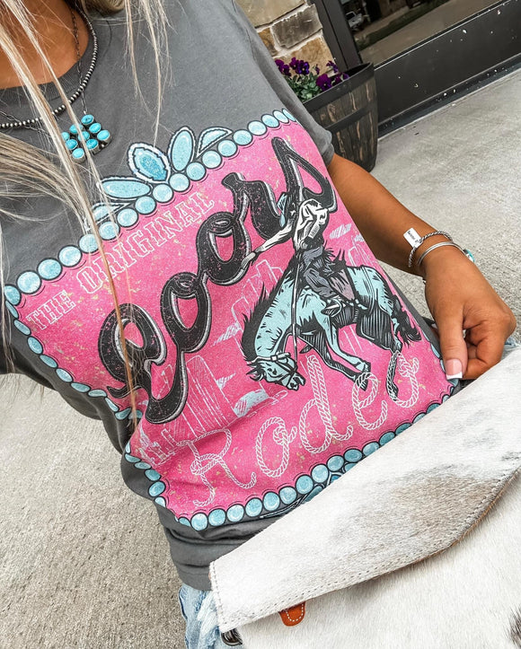 Coors Rodeo Pink Graphic Tee